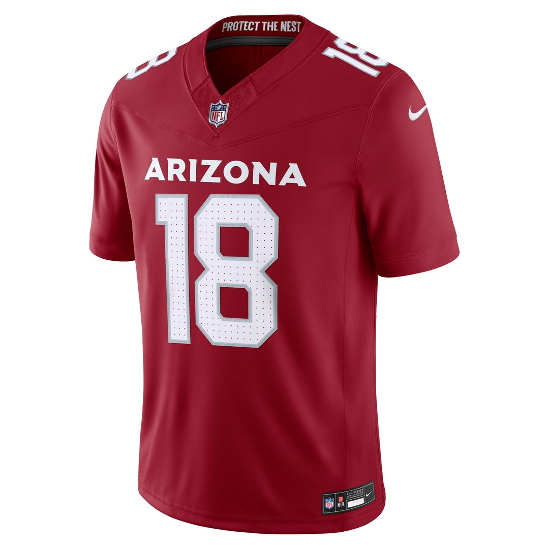 Marvin Harrison Jr. Arizona Cardinals Vapor F.U.S.E. Stitched Limited Jersey - White