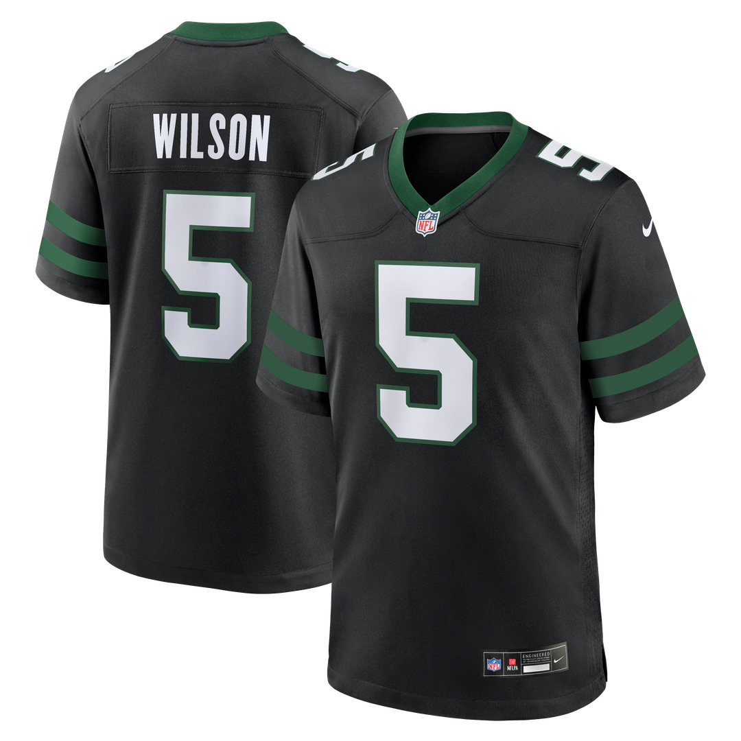 Garrett Wilson New York Jets Alternate Game Jersey - Legacy Black