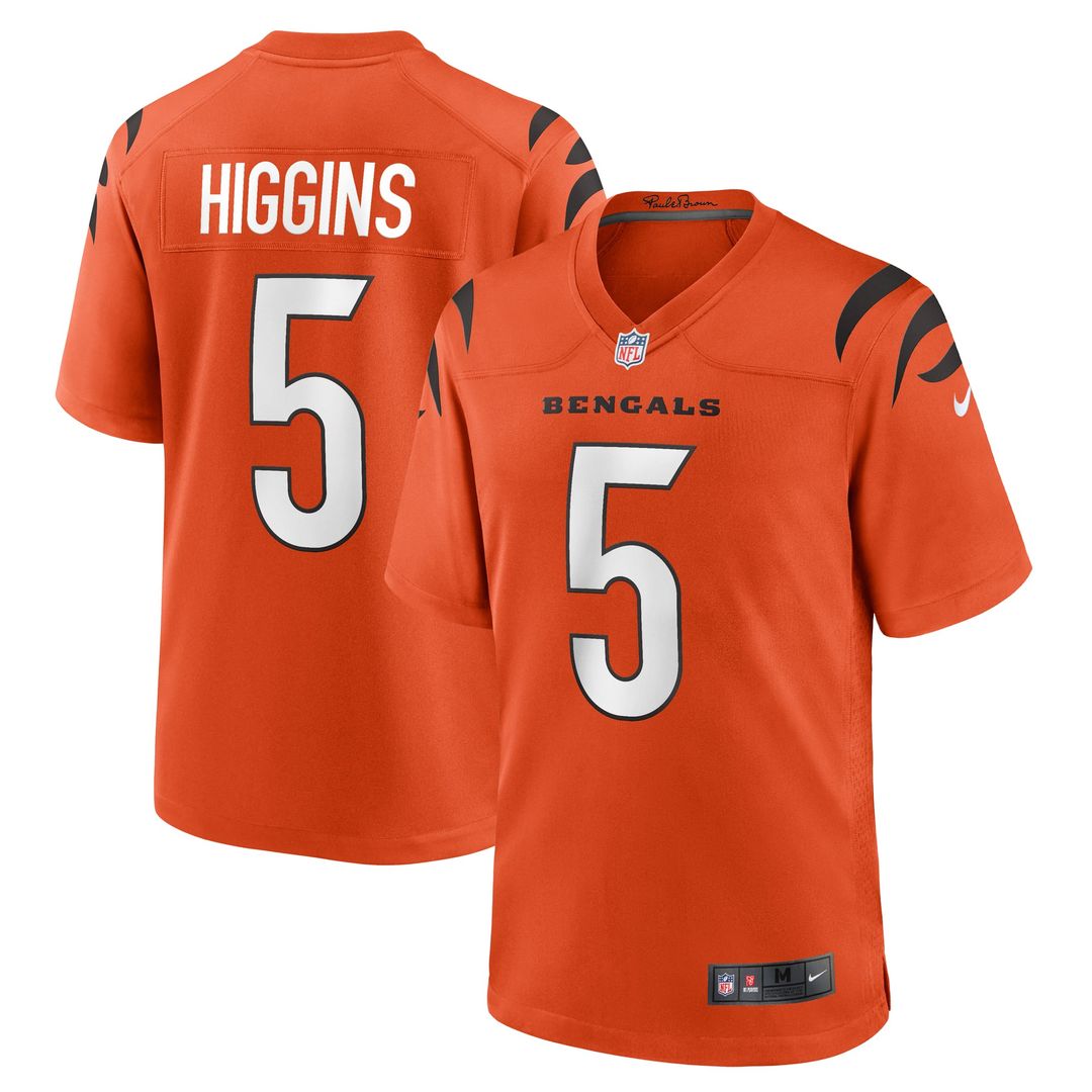 Tee Higgins Cincinnati Bengals Game Jersey - Black