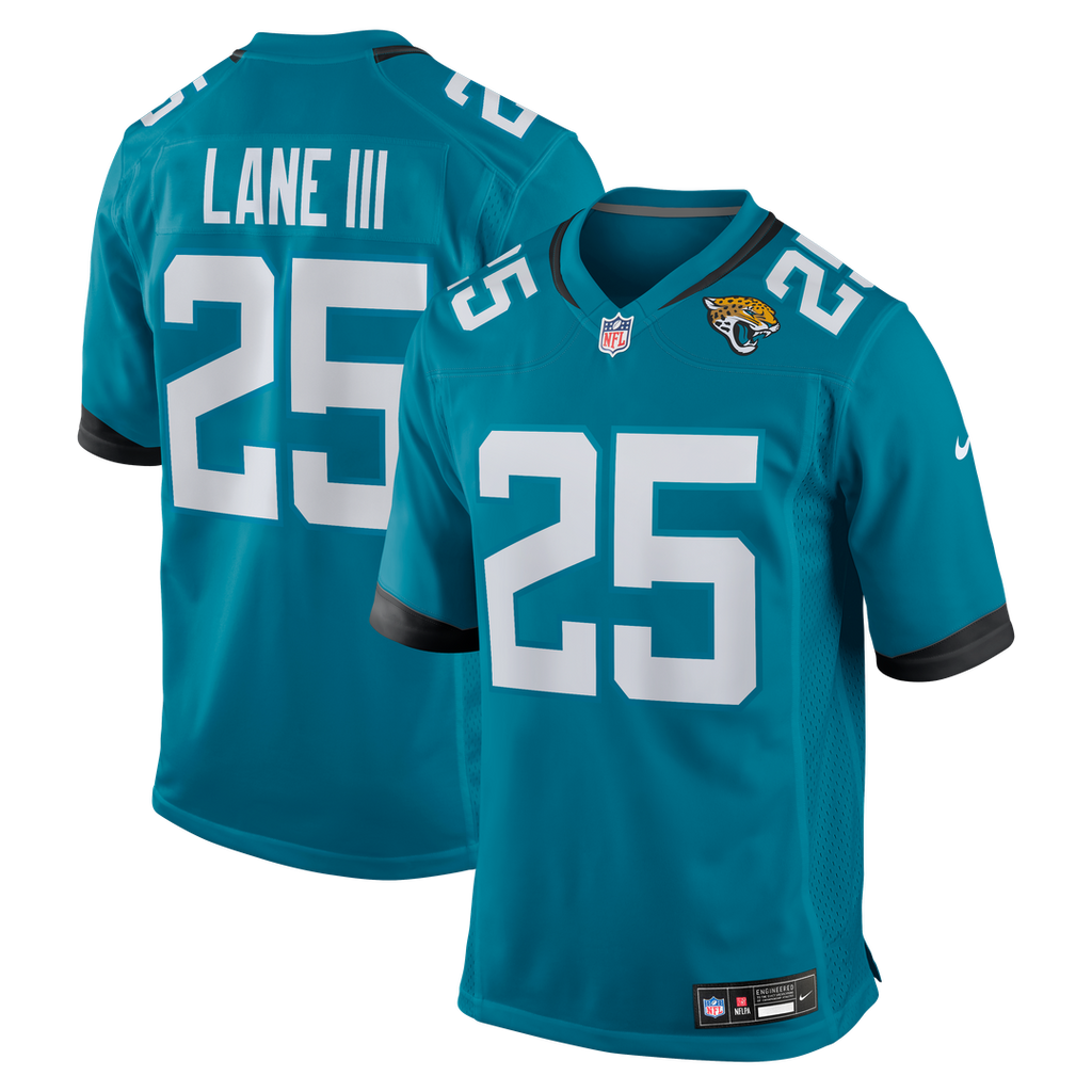 Rayuan Lane III Jacksonville Jaguars Game Jersey - Teal