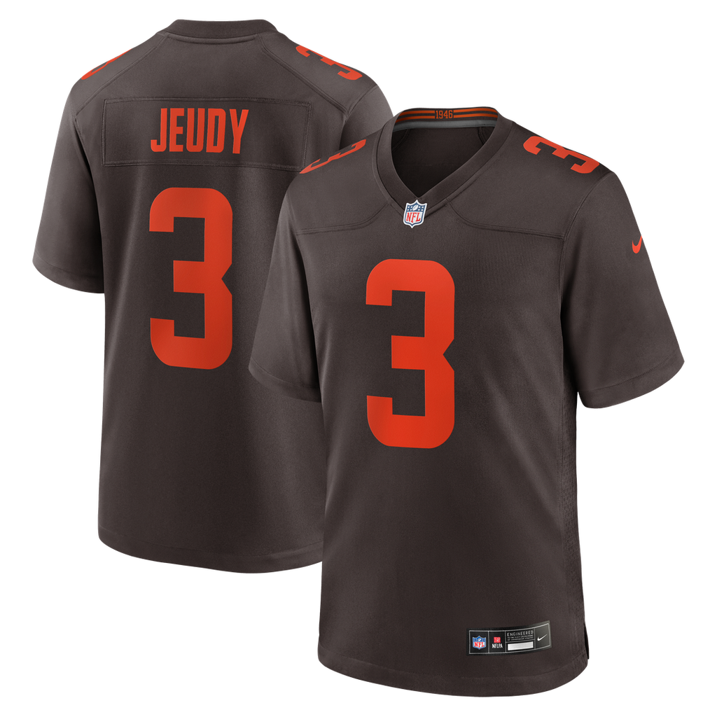 Jerry Jeudy Cleveland Browns Alpha Dawg Game Jersey - Brown