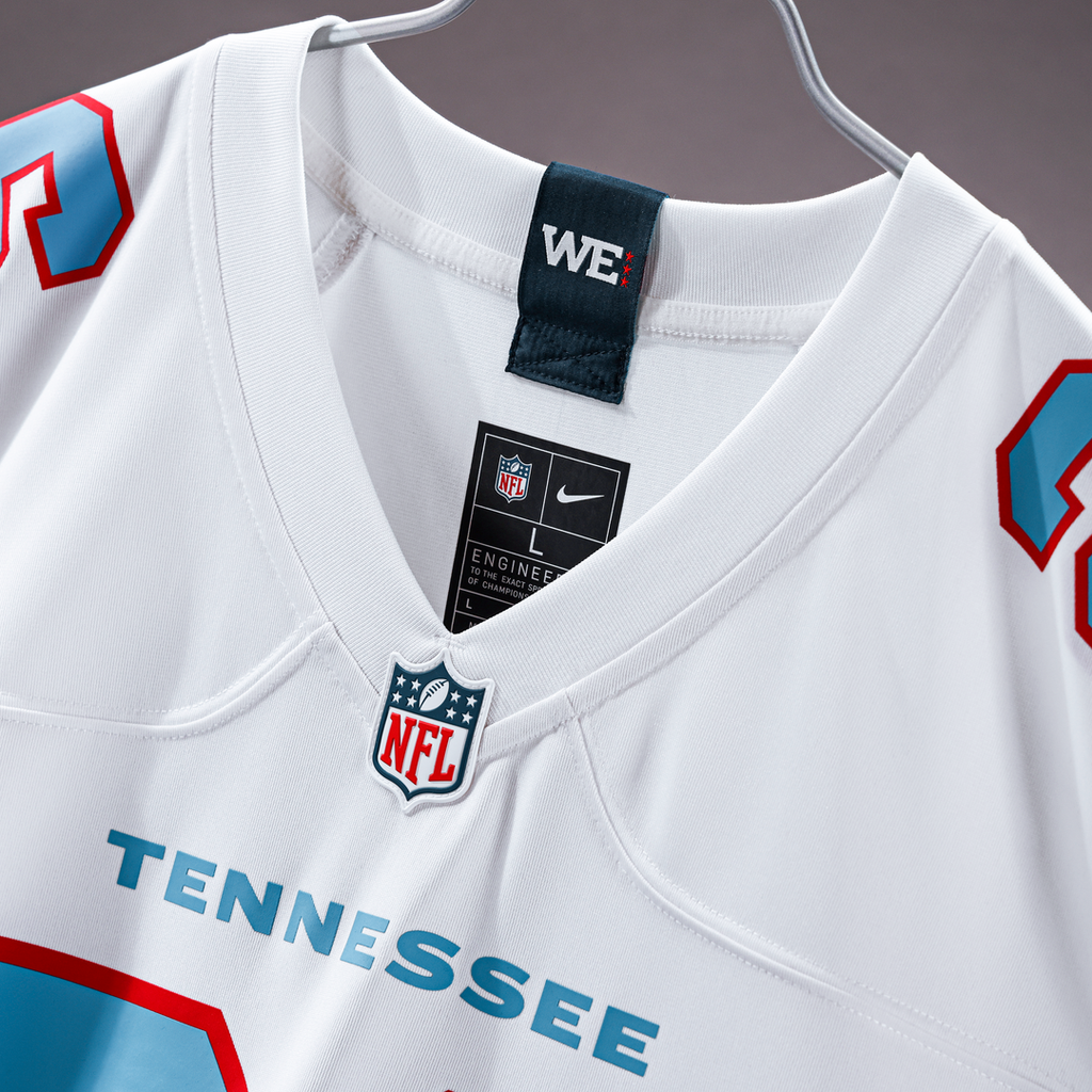 Jeffery Simmons Tennessee Titans Game Jersey - Light Blue
