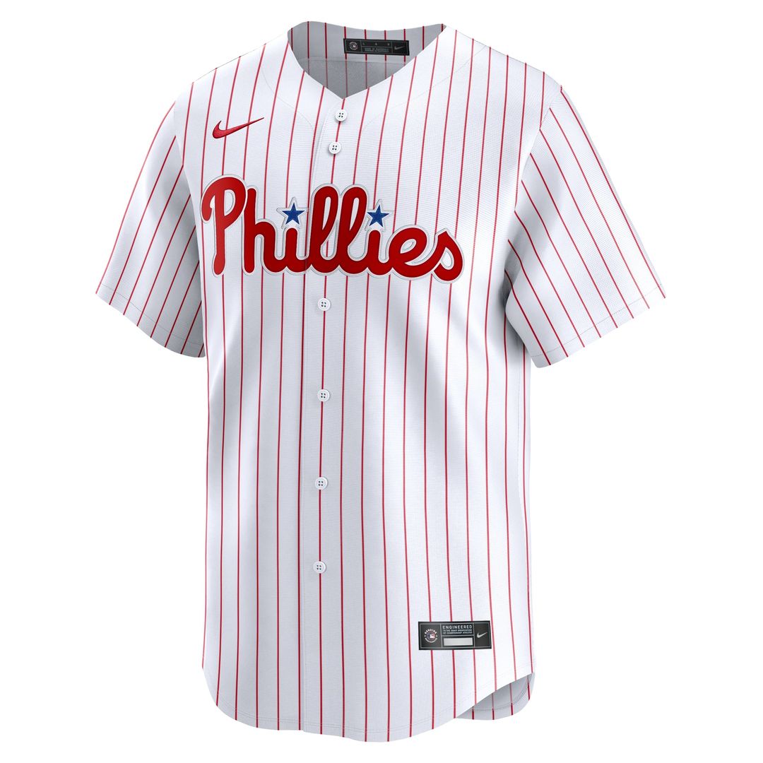 Philadelphia Phillies Zack Wheeler Nike White Home Limited Player Jersey