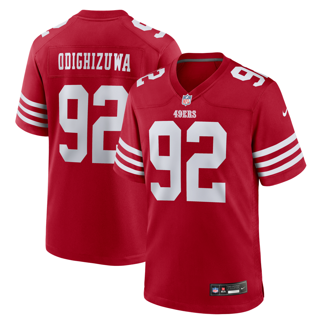 Osa Odighizuwa San Francisco 49ers Game Jersey - Scarlet