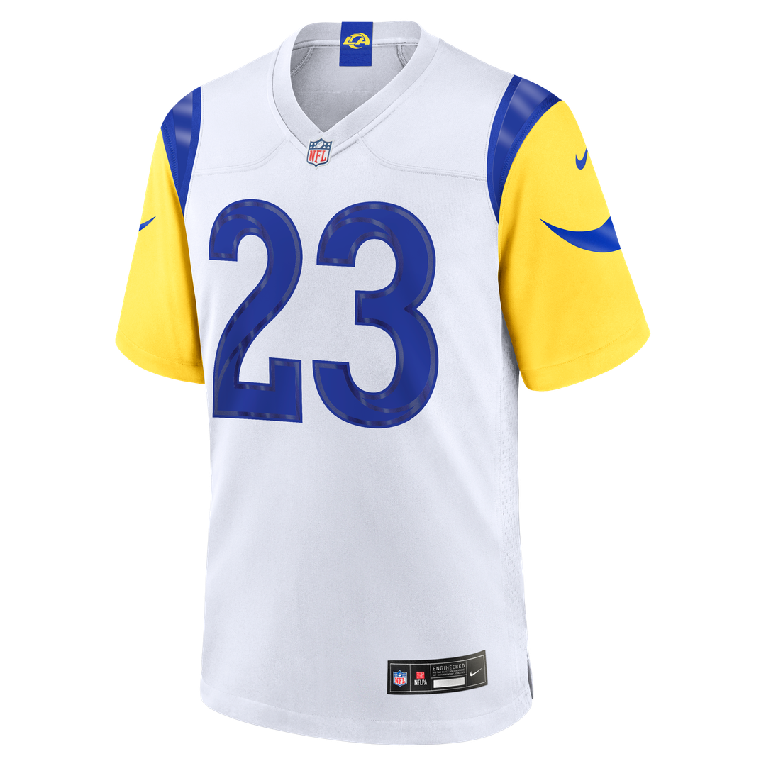 Kyren Williams Los Angeles Rams White Game Jersey - White