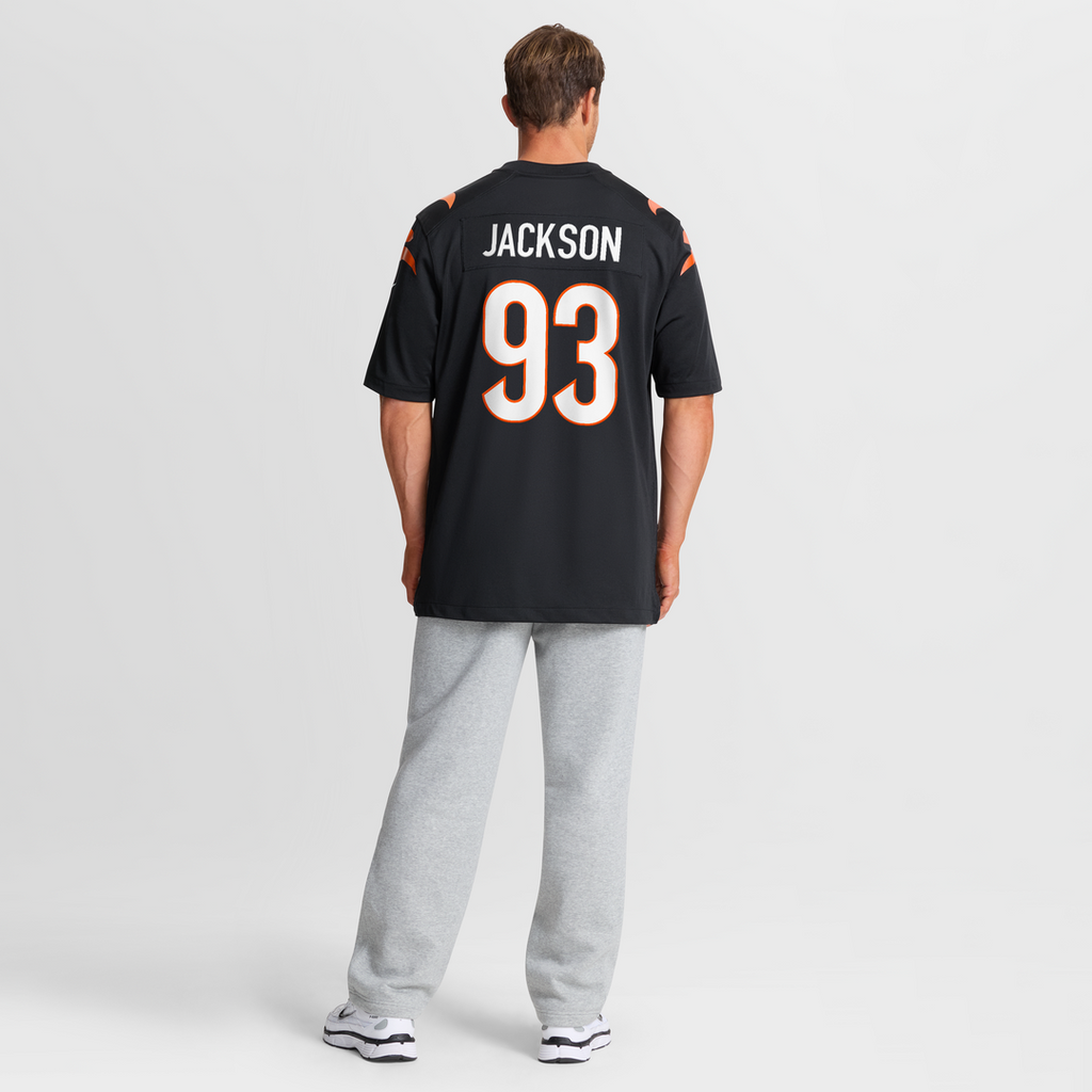 McKinnley Jackson Cincinnati Bengals Game Jersey - Black