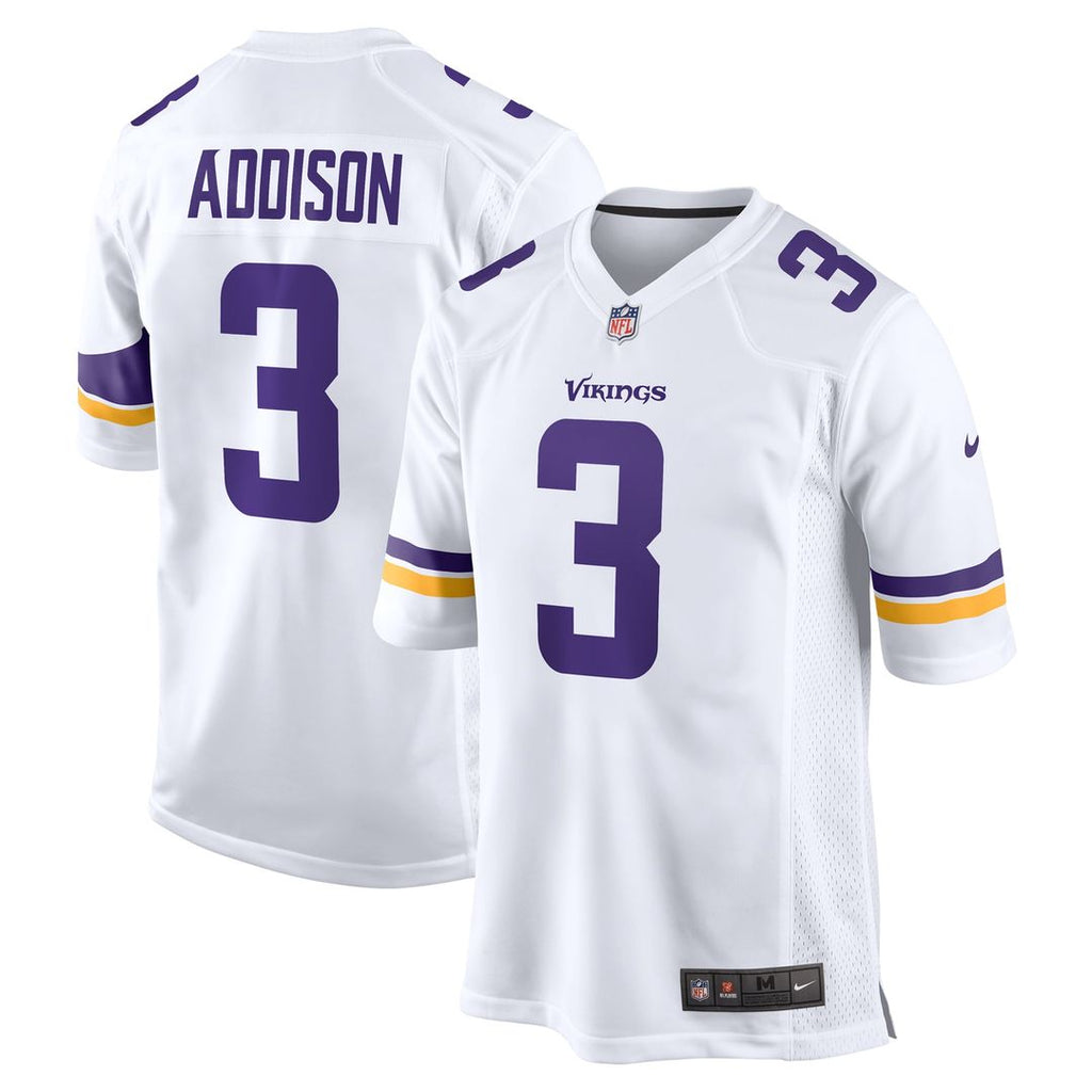 Jordan Addison Minnesota Vikings Away Game Jersey - White
