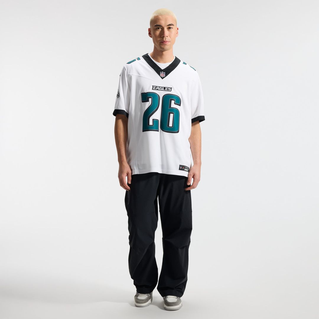 Saquon Barkley Philadelphia Eagles Vapor F.U.S.E. Stitched Limited Jersey - White