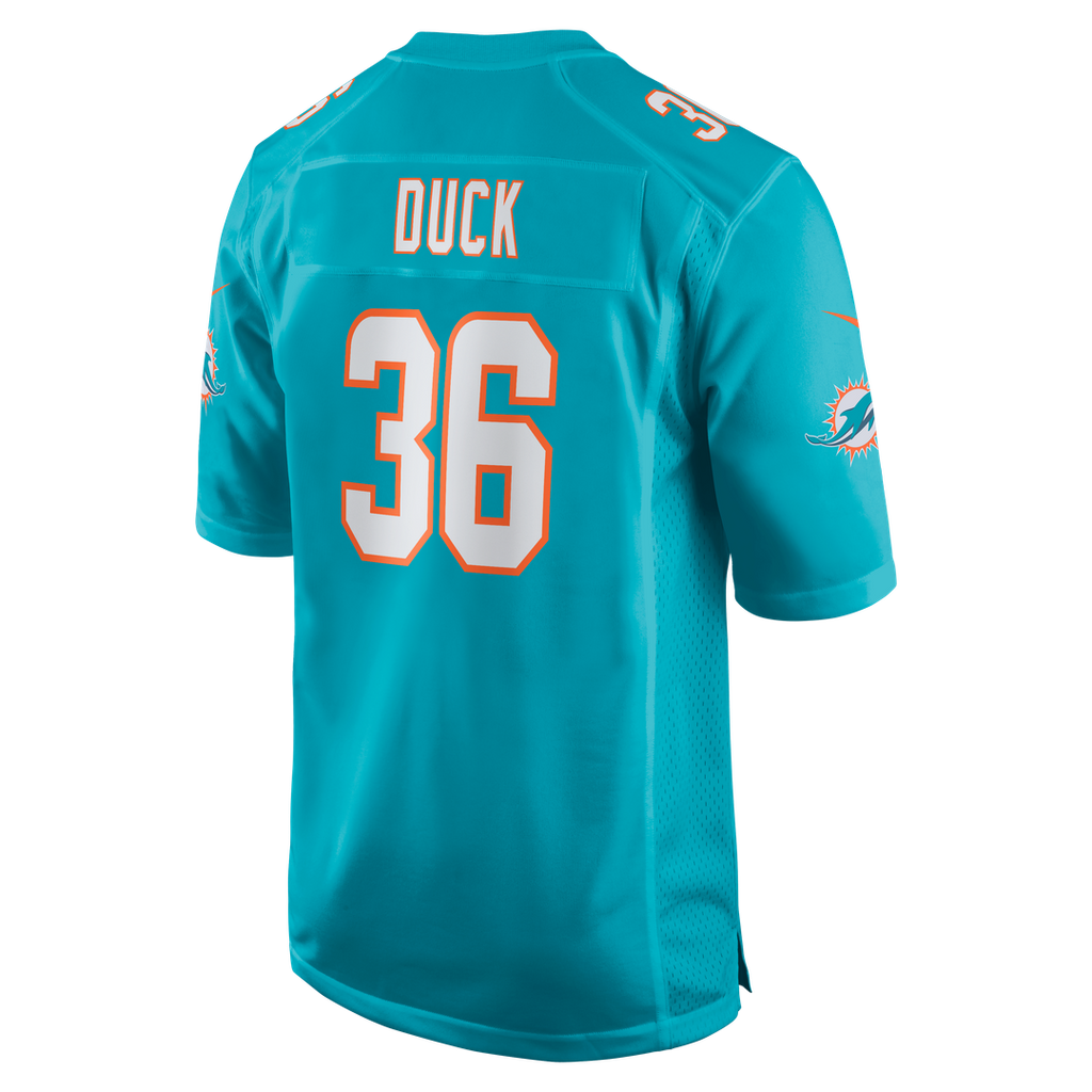 Storm Duck Miami Dolphins Game Jersey - Aqua