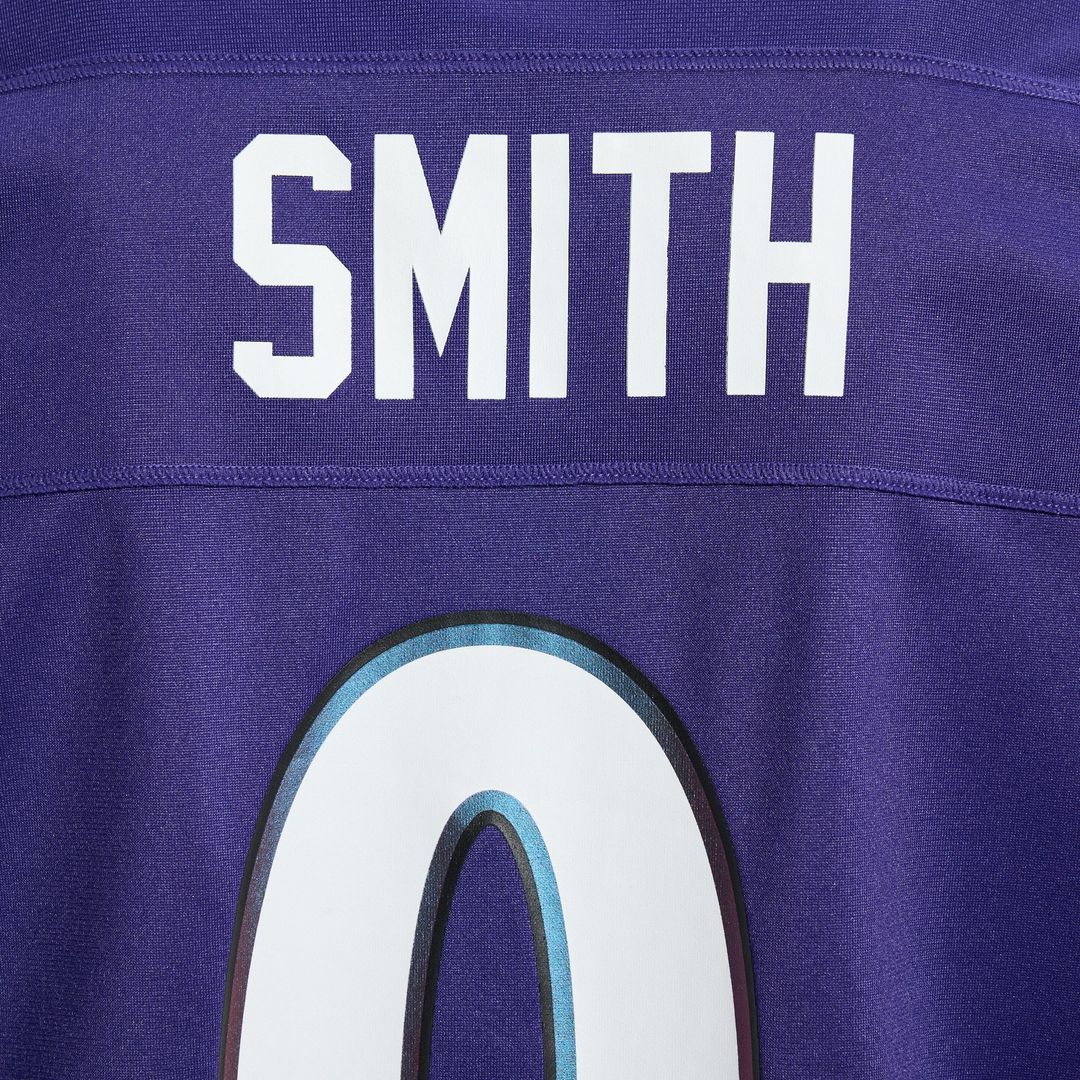 Roquan Smith Baltimore Ravens Game Jersey - Purple