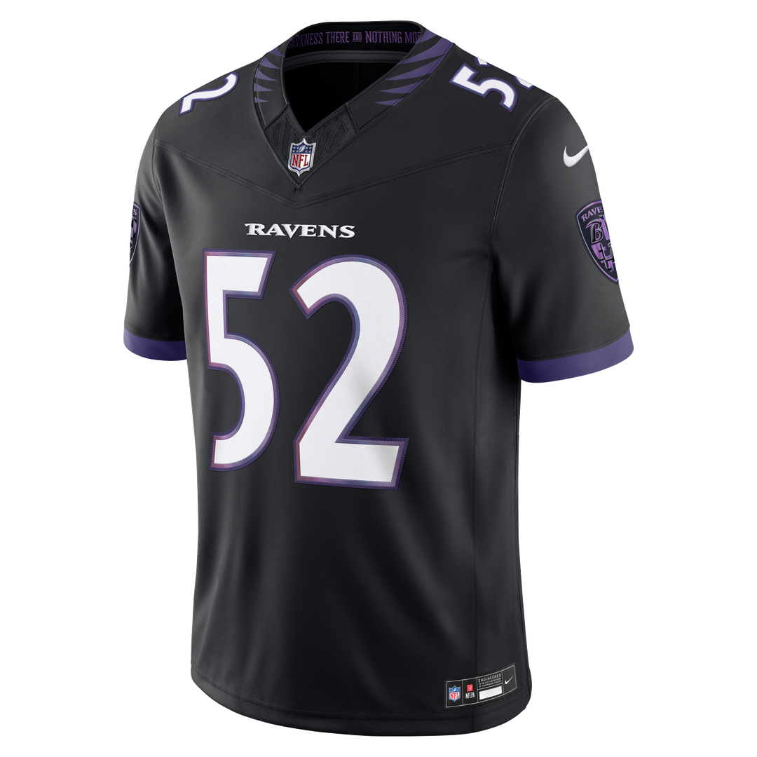 Ray Lewis Baltimore Ravens Vapor F.U.S.E. Stitched Retired Limited Jersey - Purple