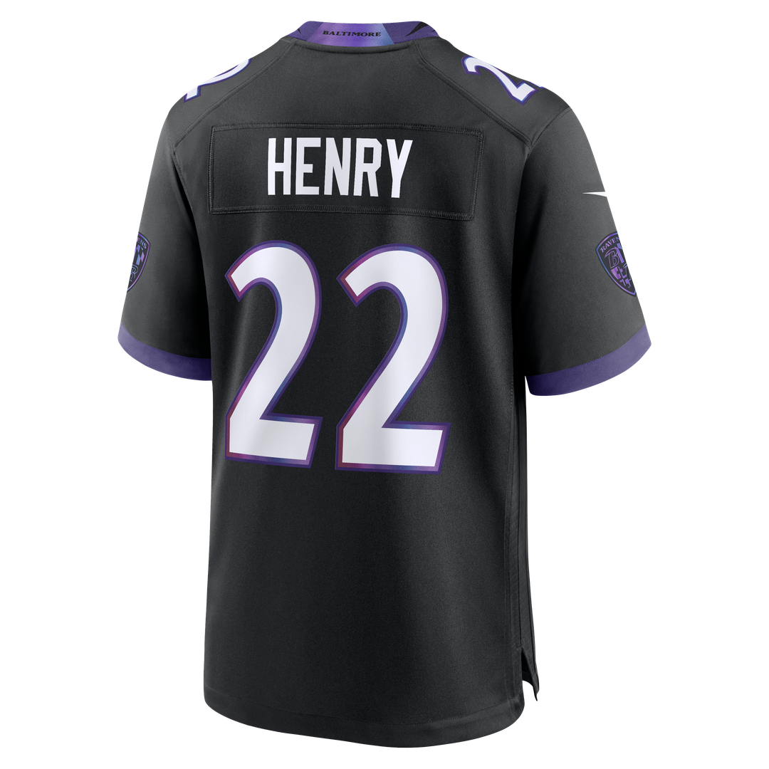Derrick Henry Baltimore Ravens Alternate Game Jersey - Black