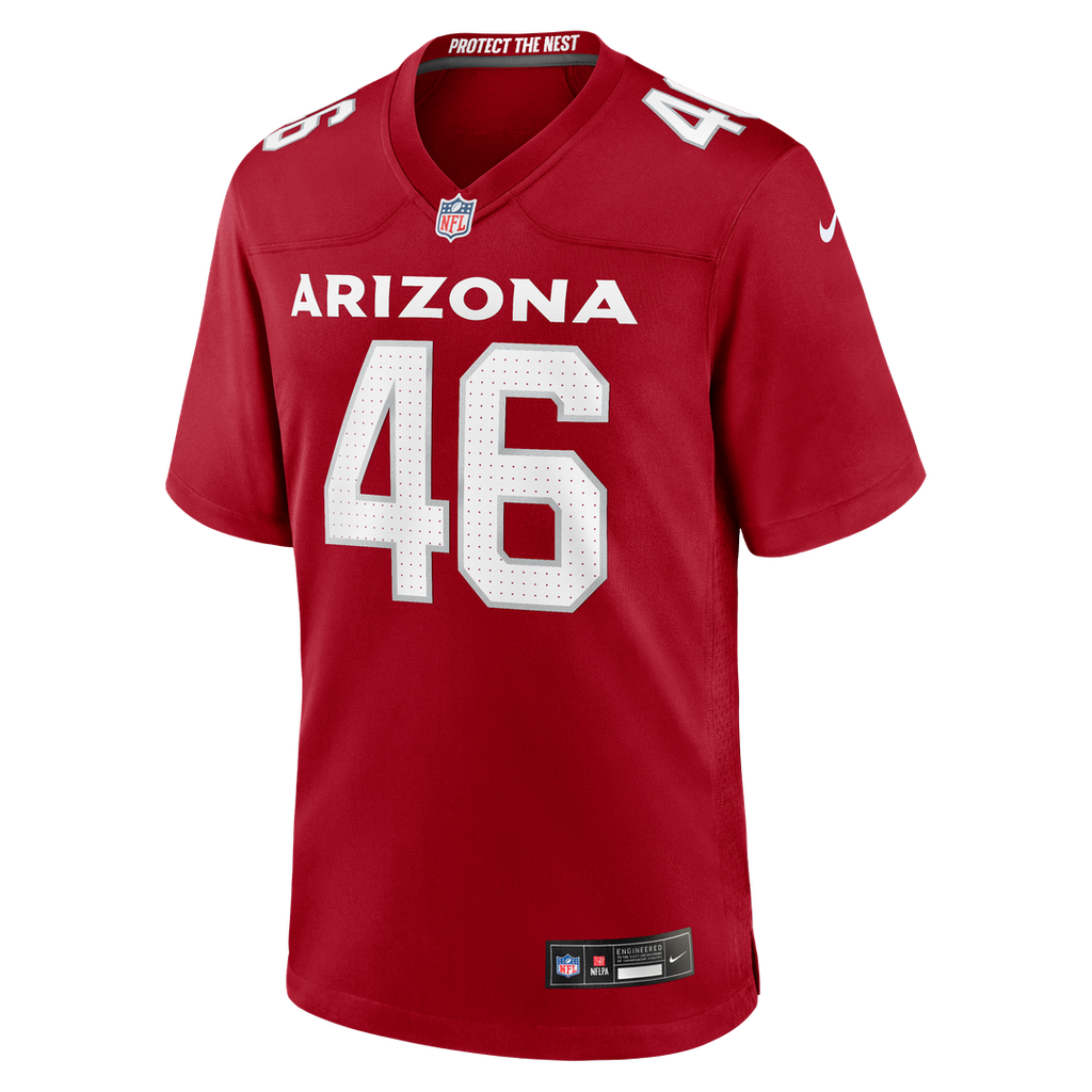 Aaron Brewer Arizona Cardinals Game Jersey - Cardinal