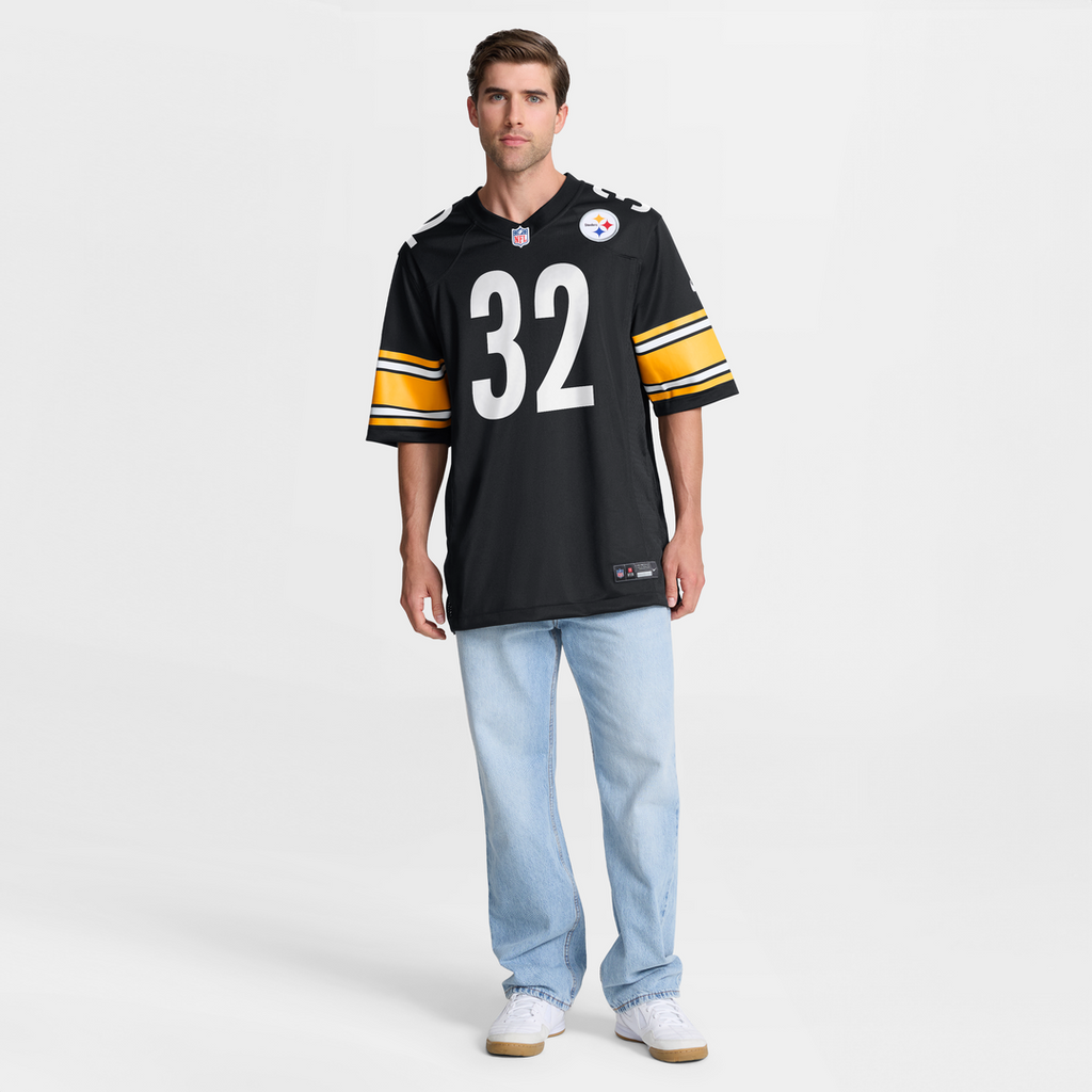 Franco Harris Pittsburgh Steelers Game Jersey - Black
