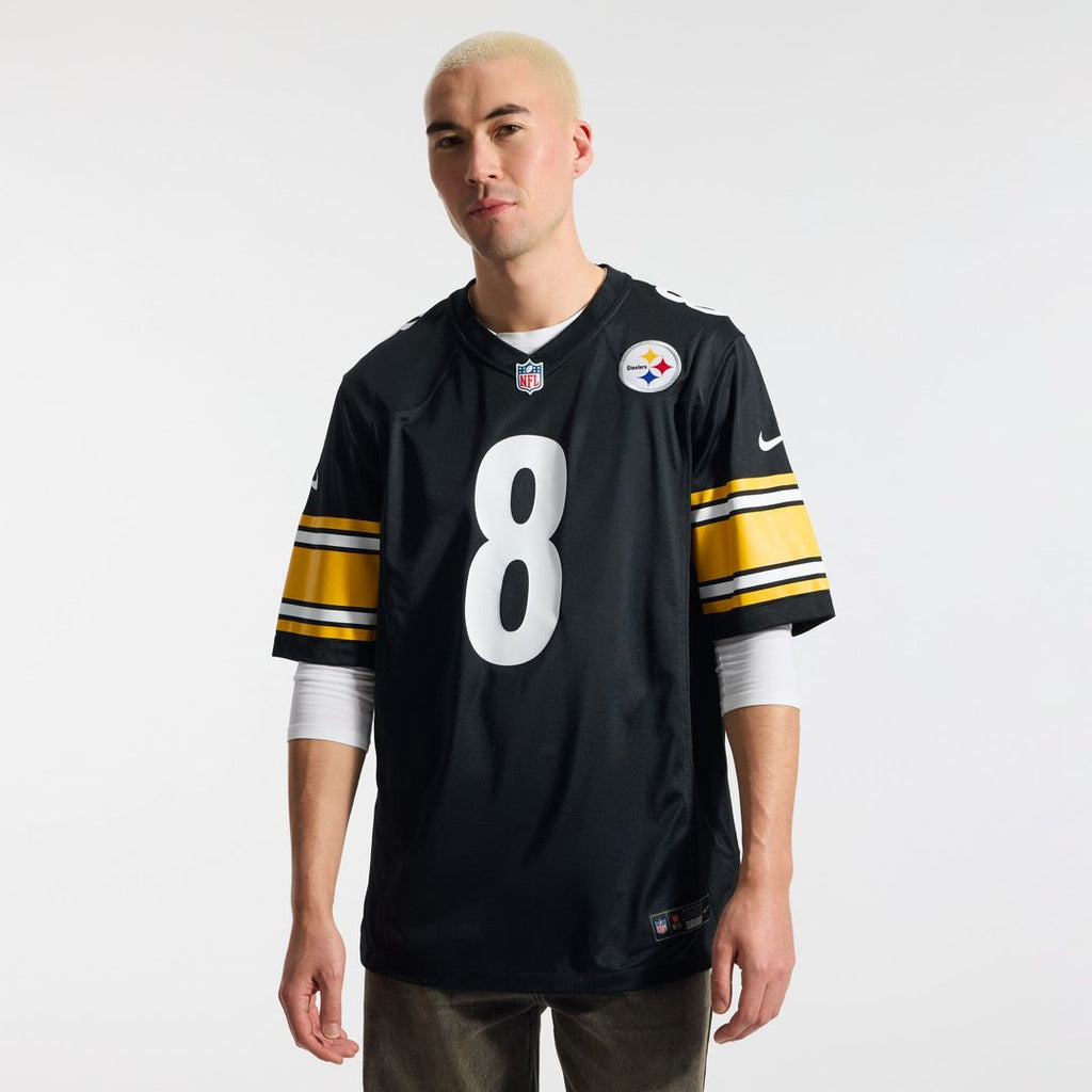 Aaron Rodgers Pittsburgh Steelers Game Jersey - Black
