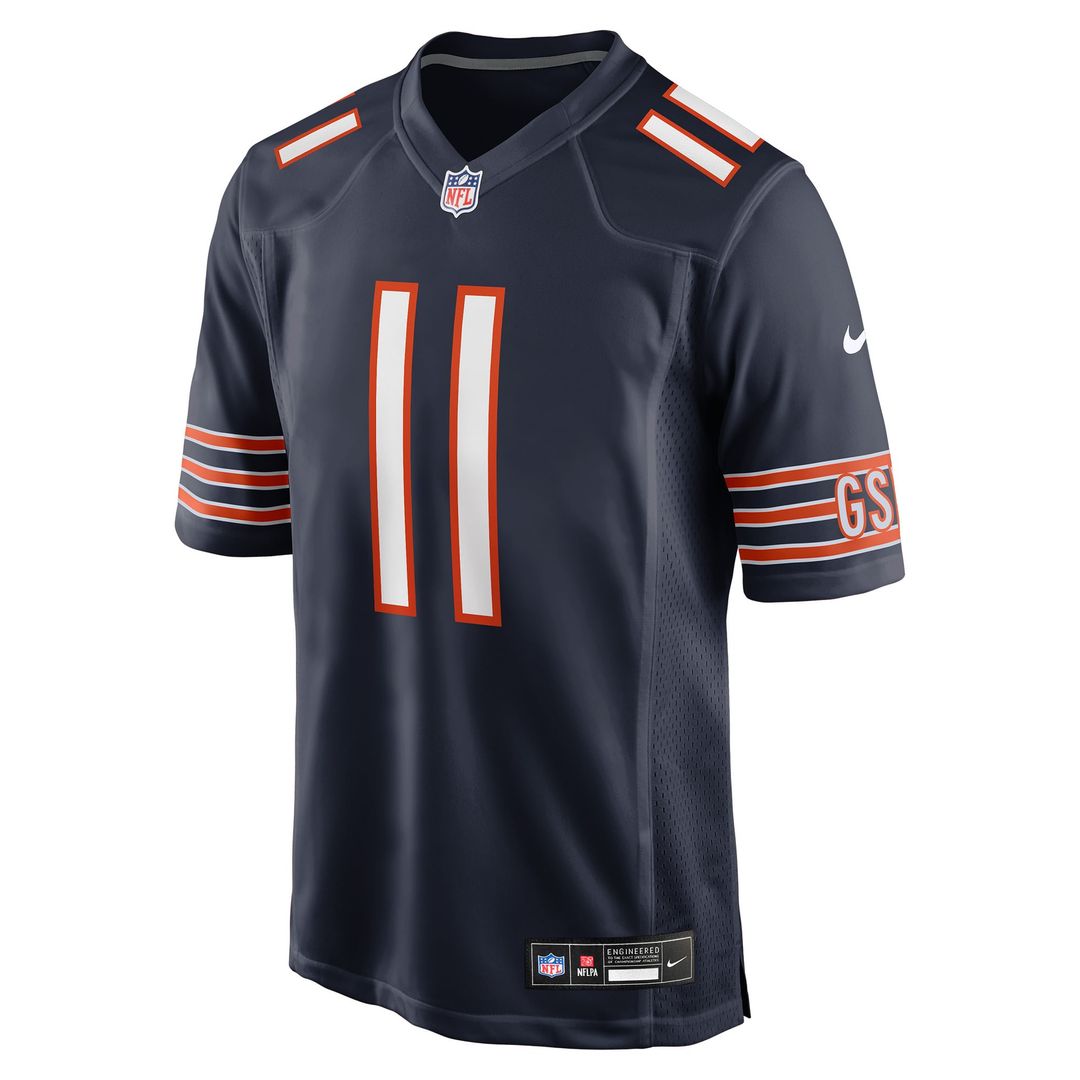Case Keenum Chicago Bears Game Jersey - Navy