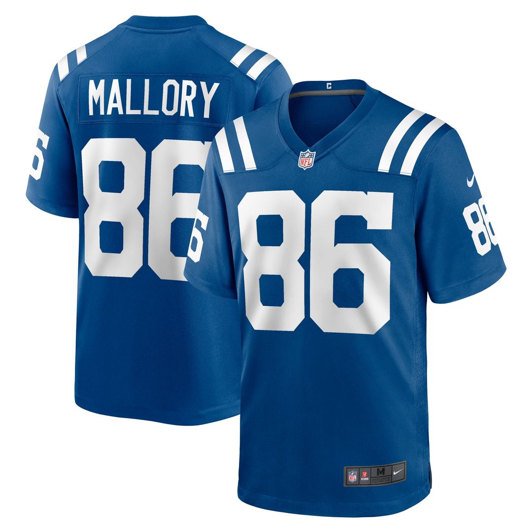 Will Mallory Indianapolis Colts Game Jersey - Royal Blue