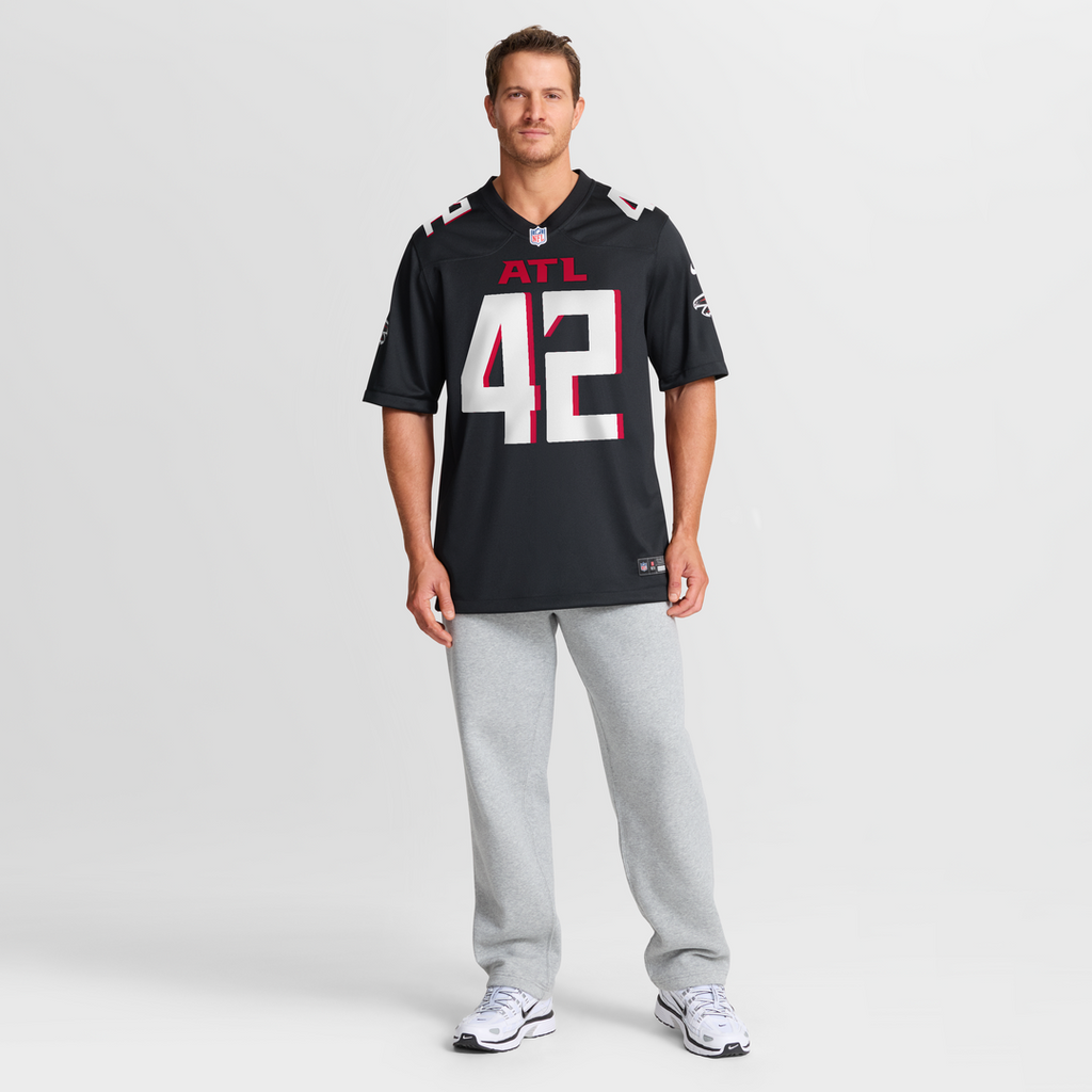 Josh Woods Atlanta Falcons Game Jersey - Black
