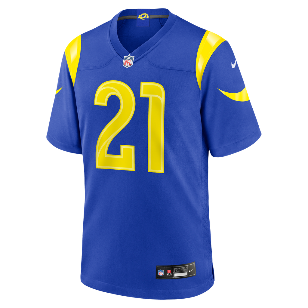 Cam Lampkin Los Angeles Rams Game Jersey - Royal Blue