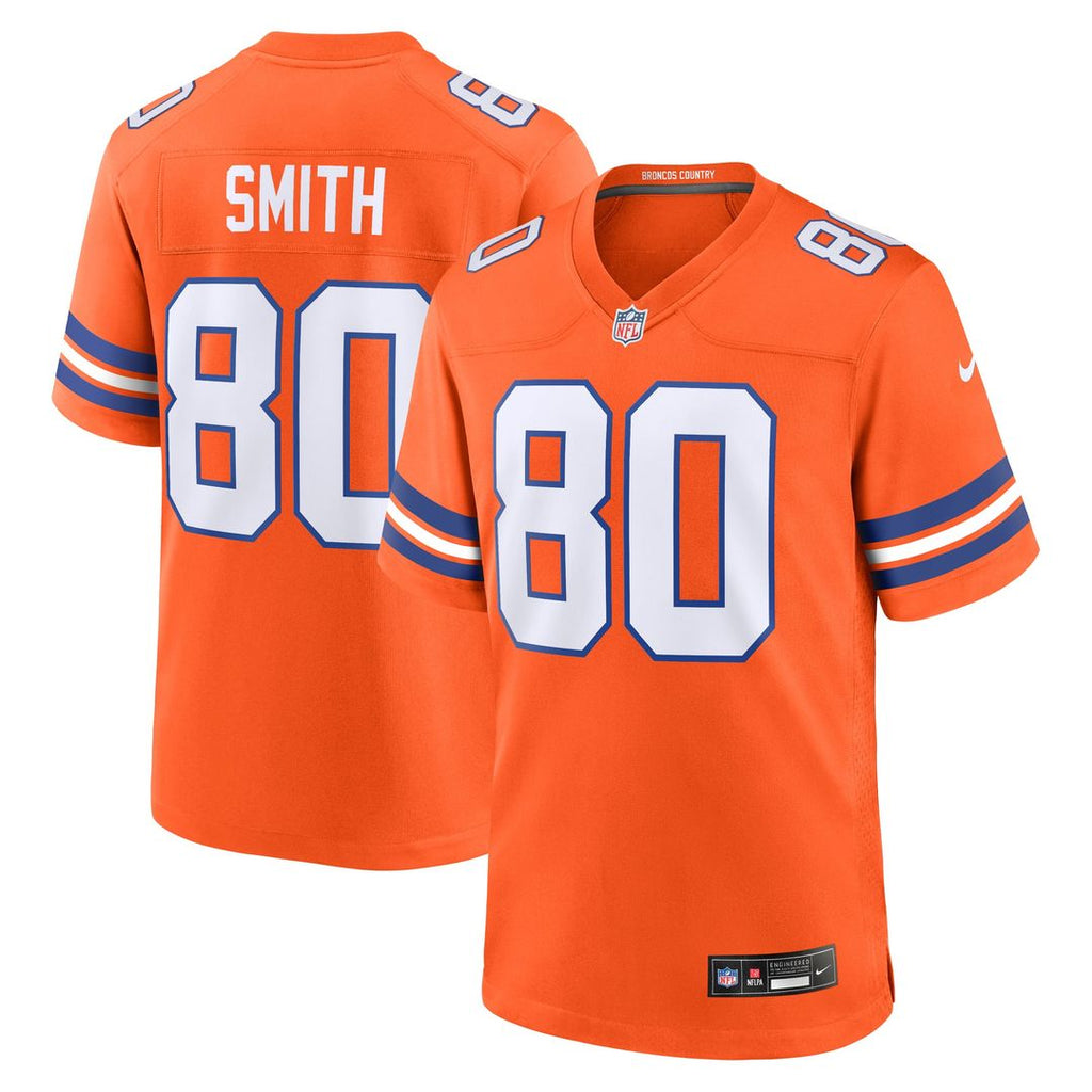 Rod Smith Denver Broncos Alternate Game Jersey - Orange