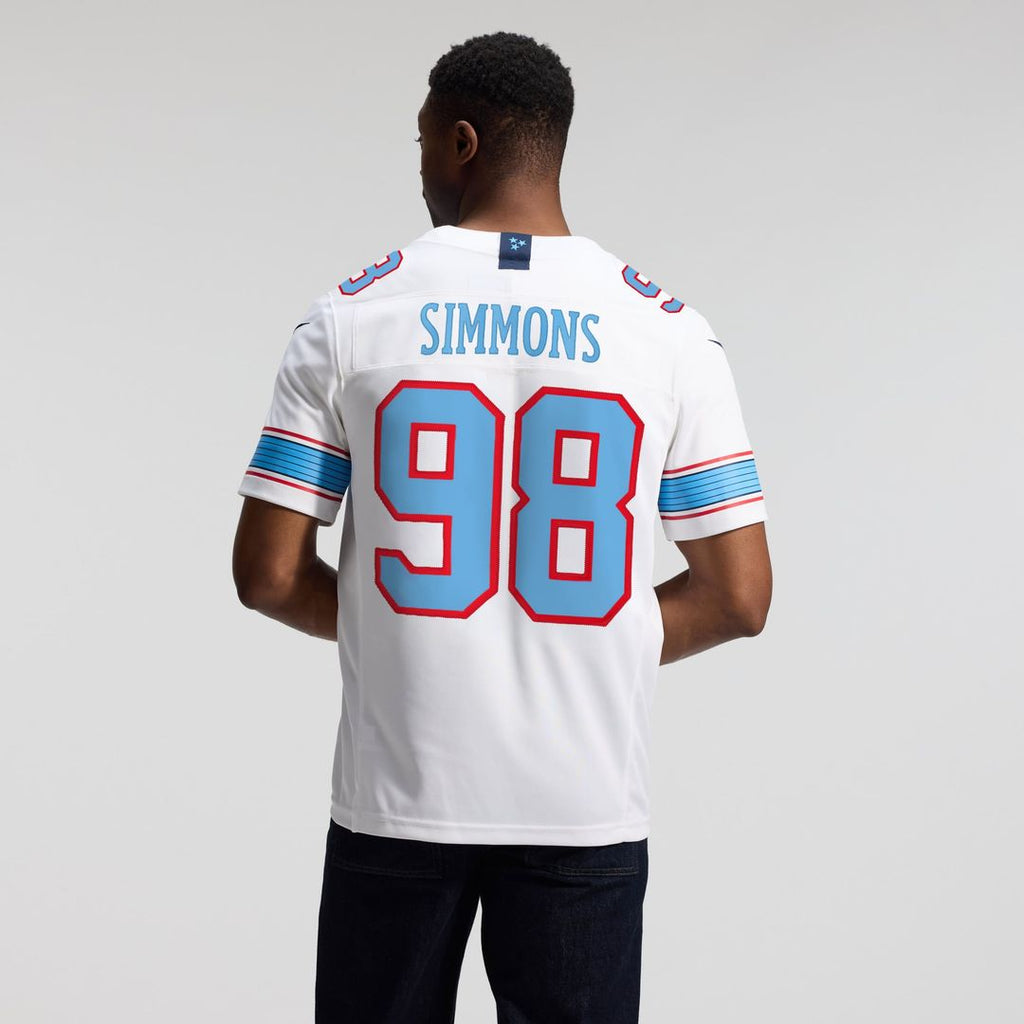 Jeffery Simmons Tennessee Titans Vapor F.U.S.E. Stitched Limited Jersey - White