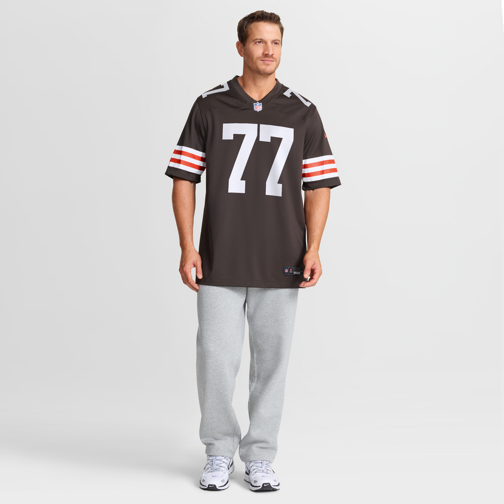 Zion Johnson Cleveland Browns Game Jersey - Brown