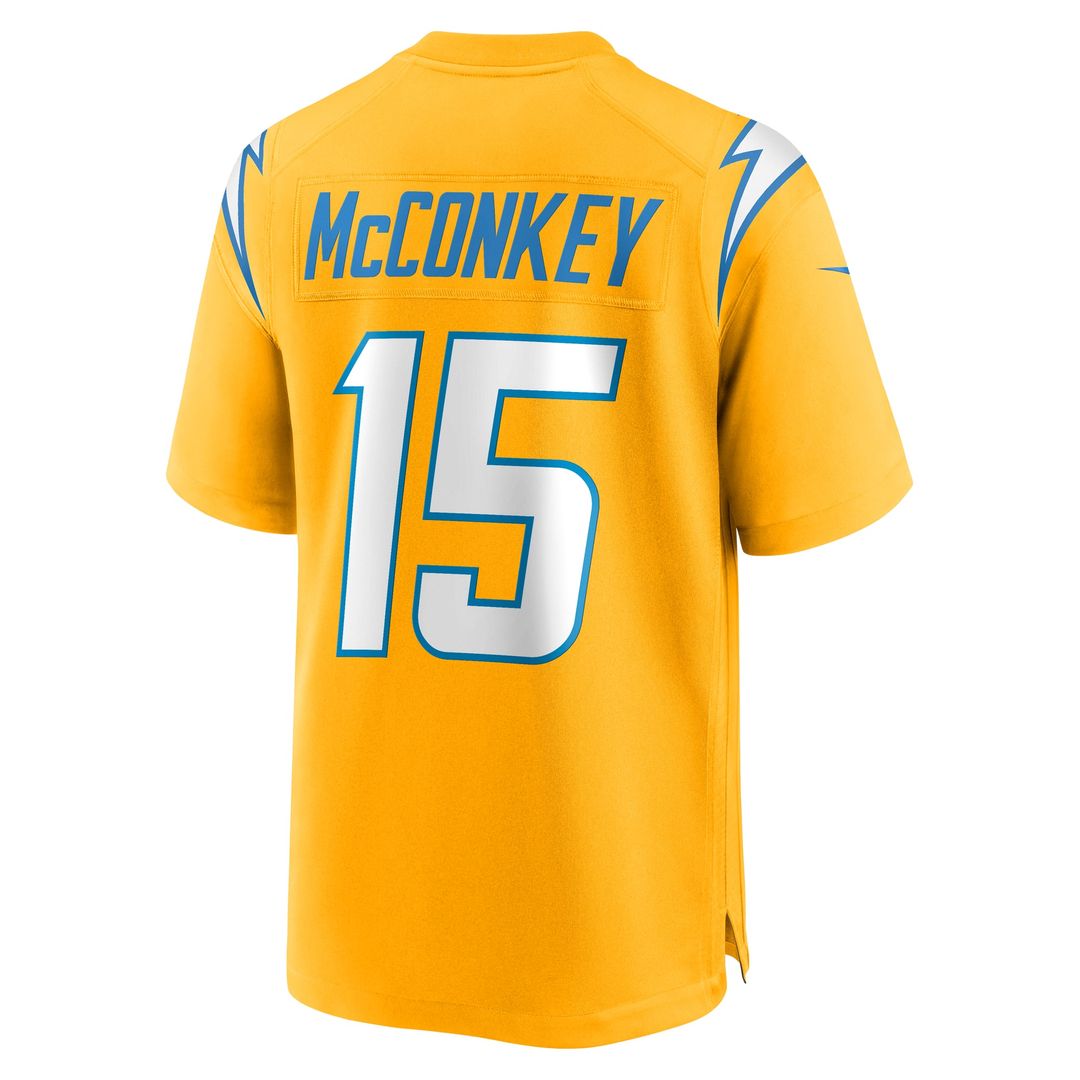 Ladd McConkey Los Angeles Chargers Alternate Super Chargers Game Jersey - Navy