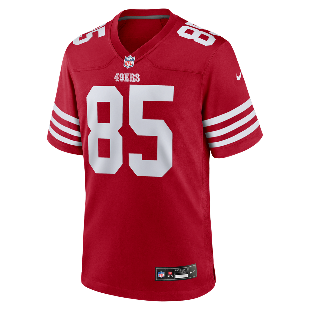 George Kittle San Francisco 49ers Game Jersey - White