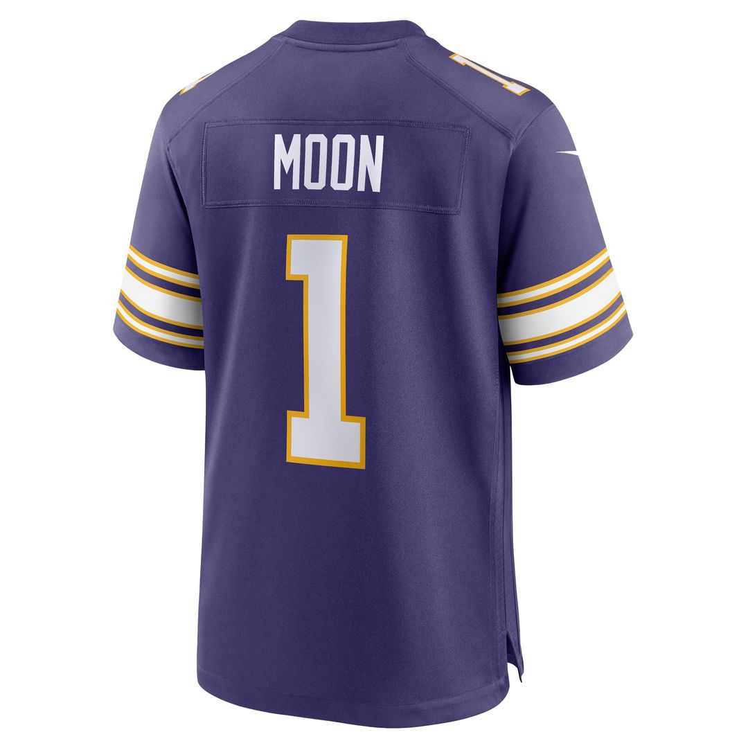 Warren Moon Minnesota Vikings Alternate Game Jersey - Purple