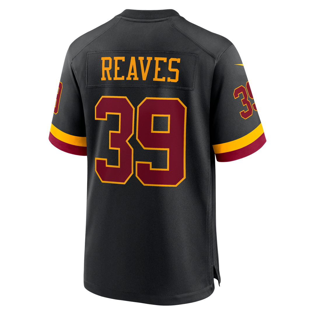 Jeremy Reaves Washington Commanders Hail Raiser Alternate Game Jersey - Black