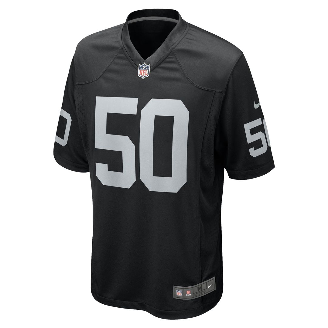 Jacob Bobenmoyer Las Vegas Raiders Game Jersey - Black