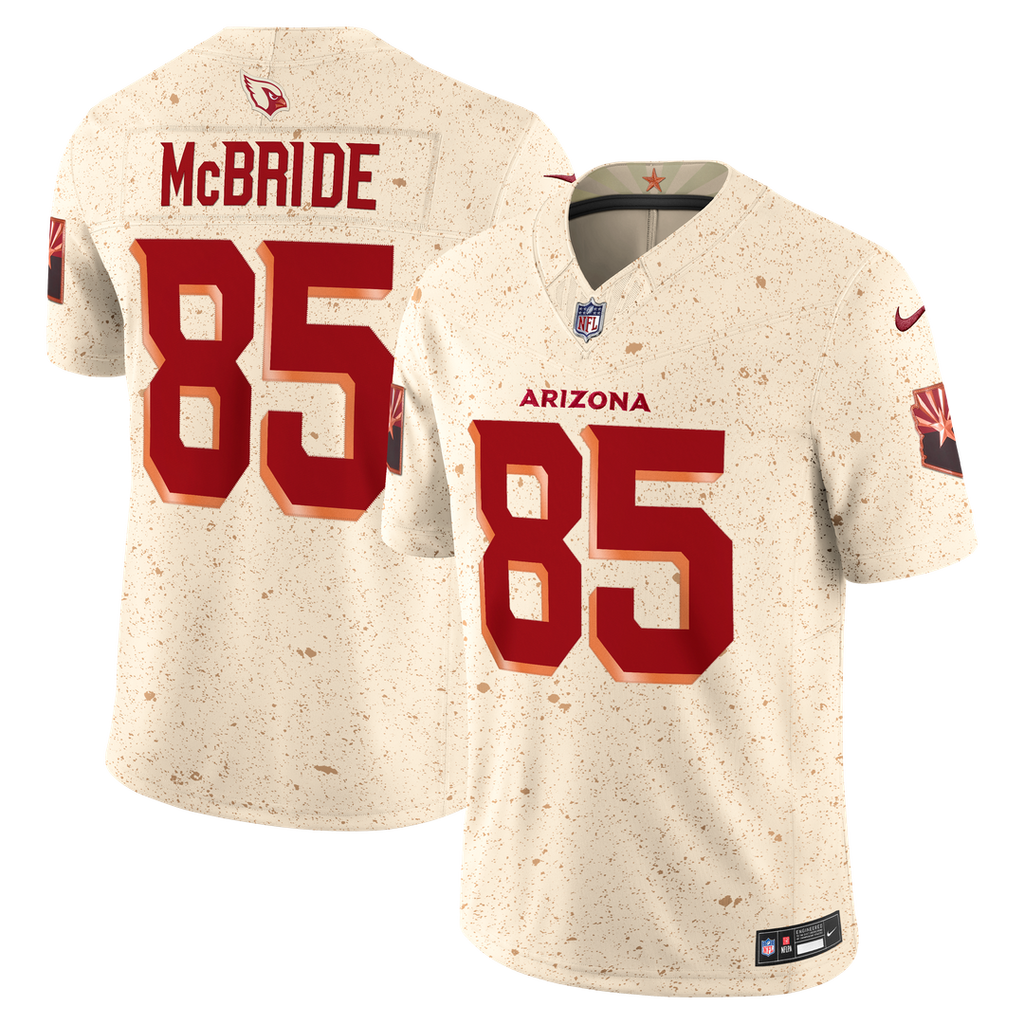 Trey McBride Arizona Cardinals Rivalries Collection Stitched Limited Jersey - Natural