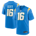 JK Scott Los Angeles Chargers Game Jersey - Powder Blue
