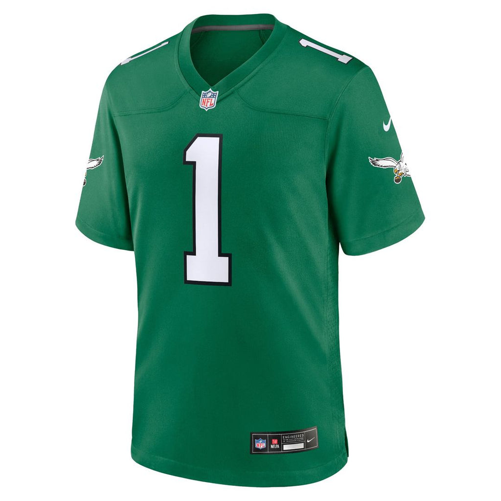 Jalen Hurts Philadelphia Eagles Alternate Game Jersey - Kelly Green