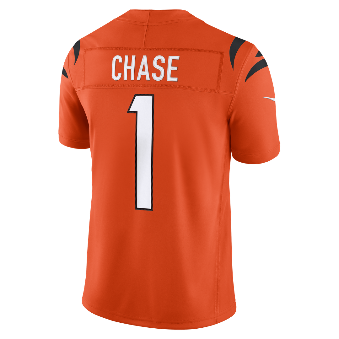 Ja'Marr Chase Cincinnati Bengals Vapor F.U.S.E. Stitched Limited Jersey - Black