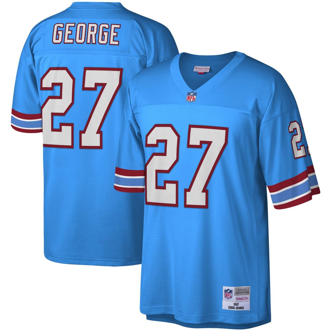 Eddie George Houston Oilers Legacy Replica Jersey - White