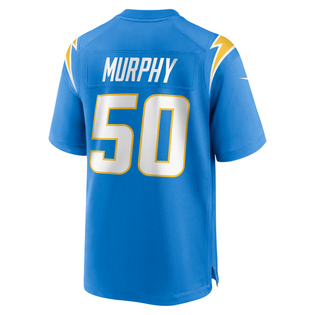 Caleb Murphy Los Angeles Chargers Game Jersey - Powder Blue