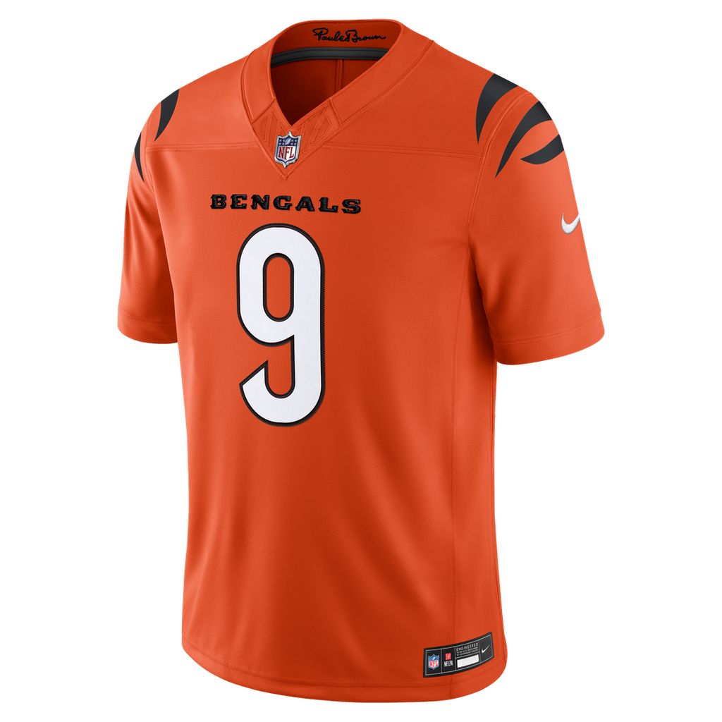 Joe Burrow Cincinnati Bengals Vapor F.U.S.E. Stitched Limited Jersey - Black