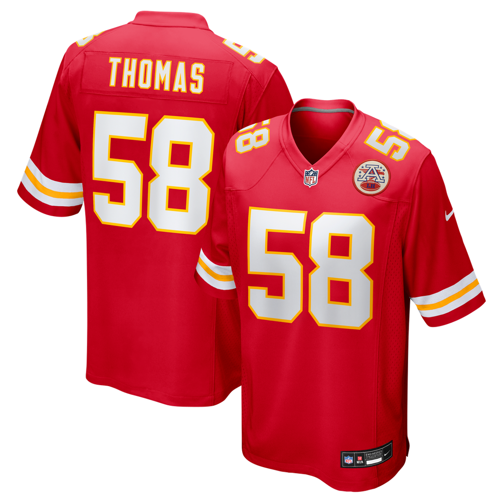 Derrick Thomas Kansas City Chiefs Game Jersey - Red