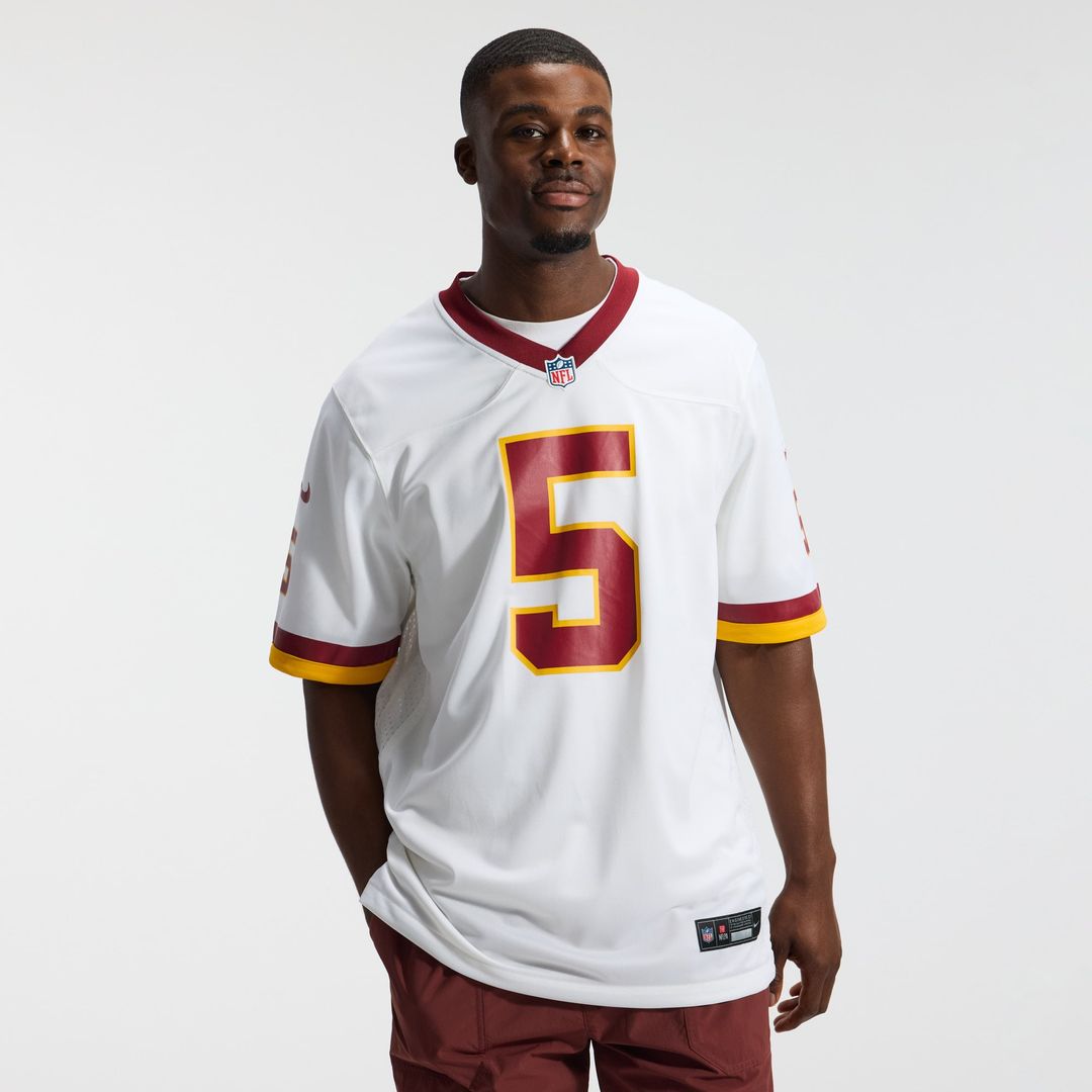 Jayden Daniels Washington Commanders Game Jersey - Burgundy