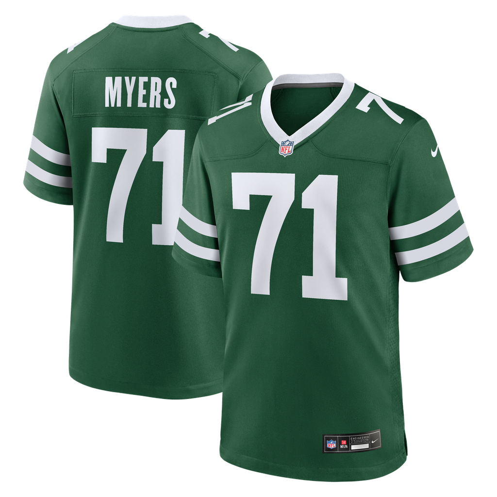 Josh Myers New York Jets Game Jersey - Legacy Green