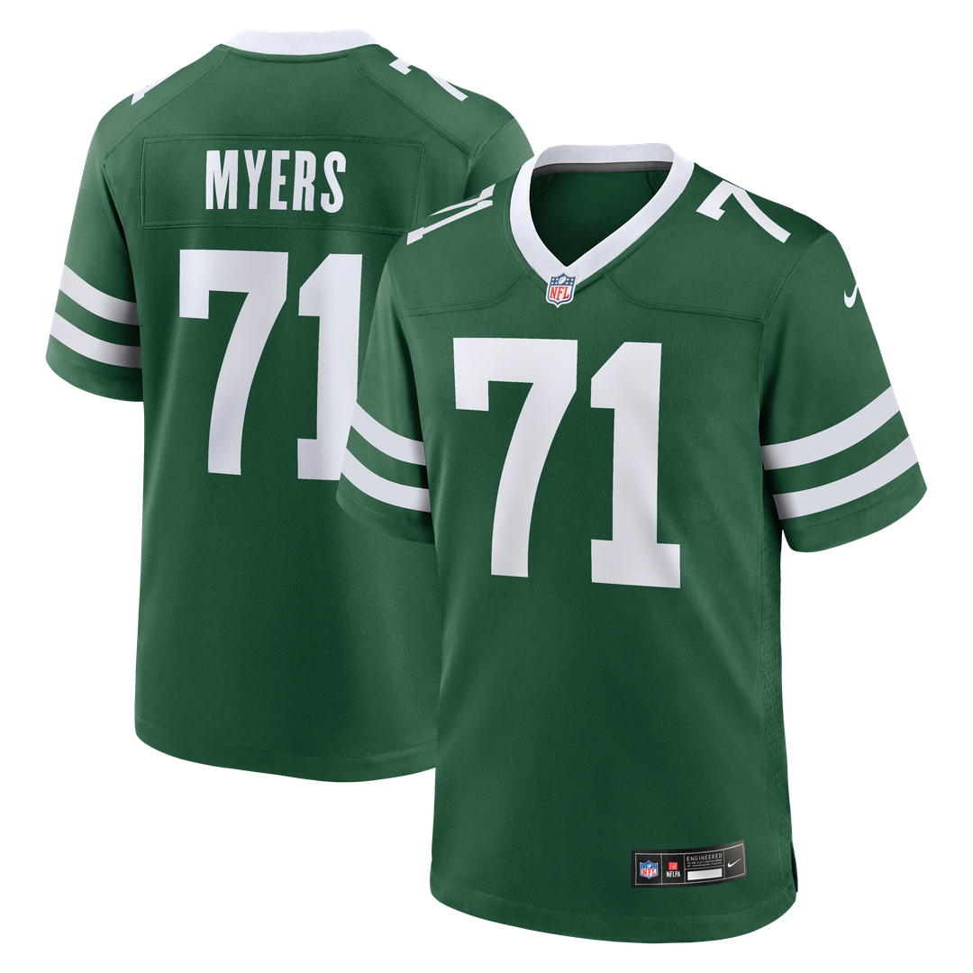 Josh Myers New York Jets Game Jersey - Legacy Green