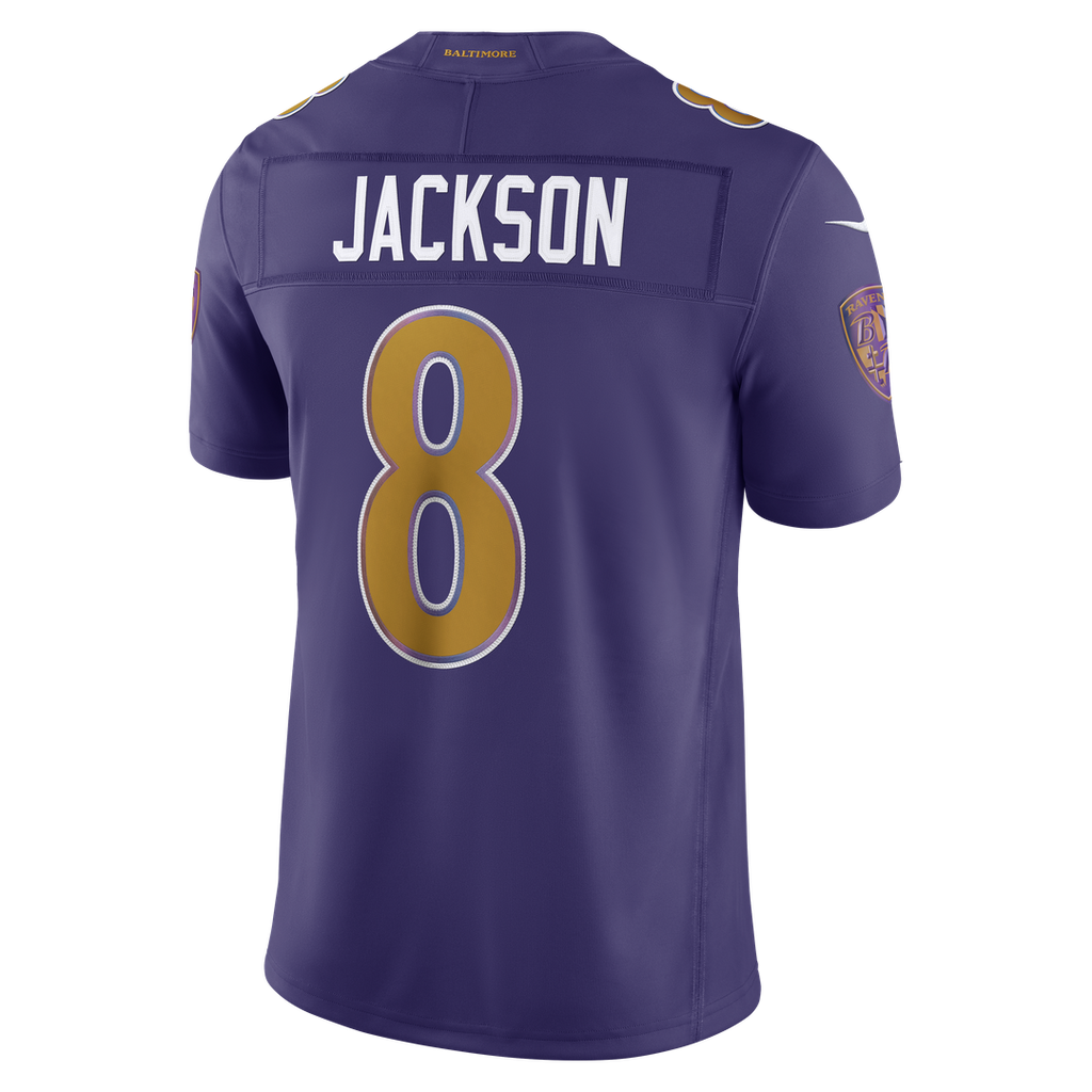 Lamar Jackson Baltimore Ravens Alternate Vapor F.U.S.E. Stitched Limited Jersey - Purple