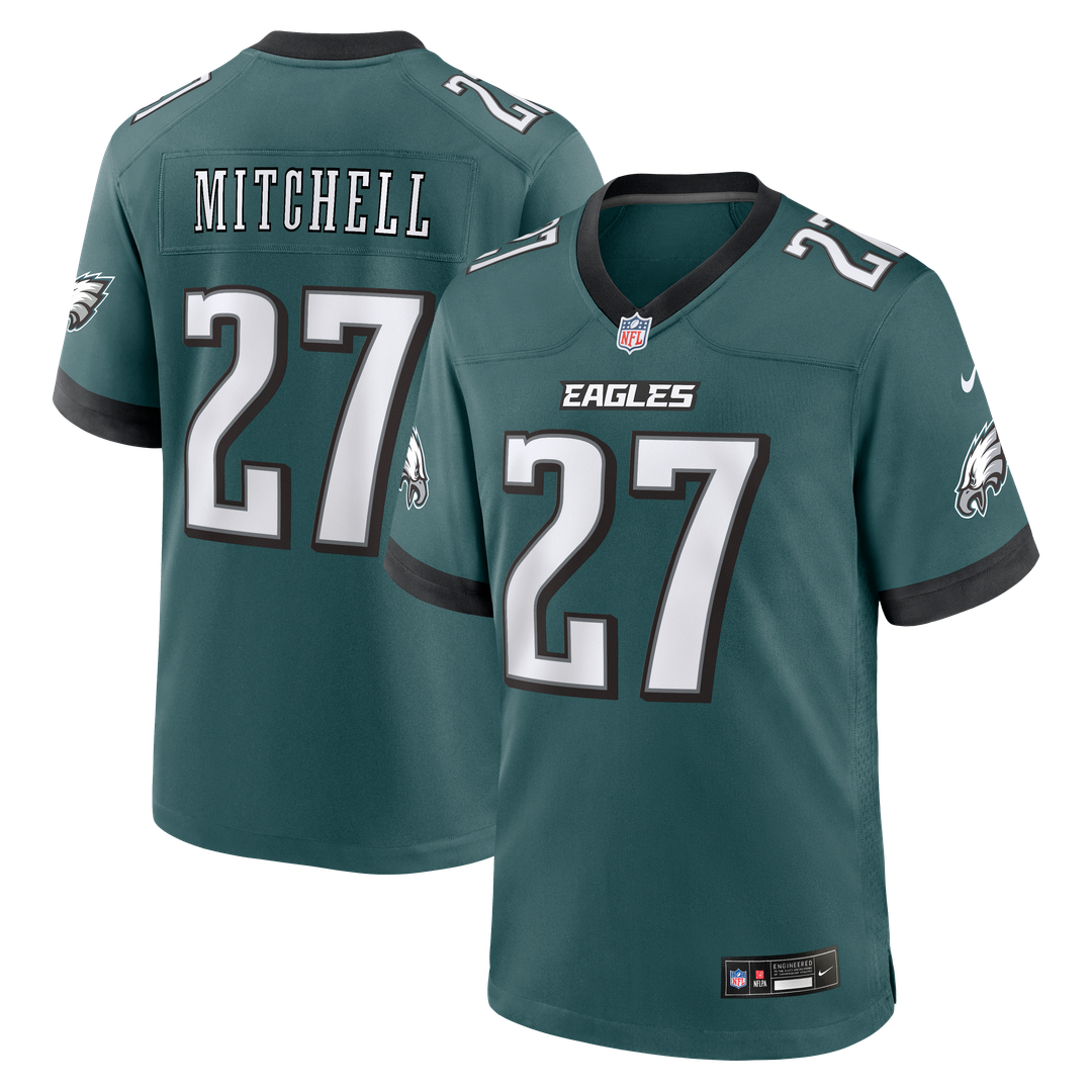 Quinyon Mitchell Philadelphia Eagles Alternate Game Jersey - Black
