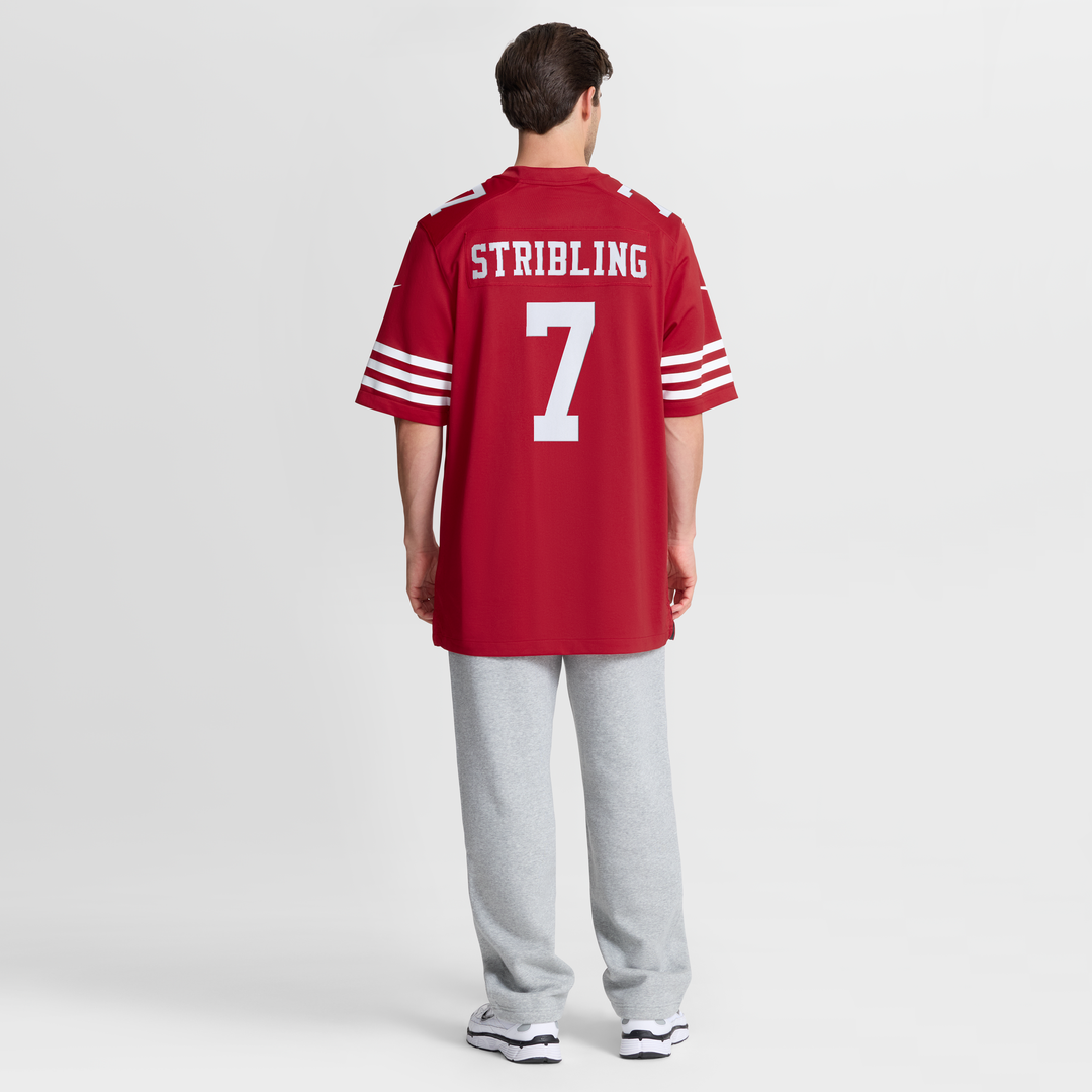 De'Zhaun Stribling San Francisco 49ers Game Jersey - Scarlet