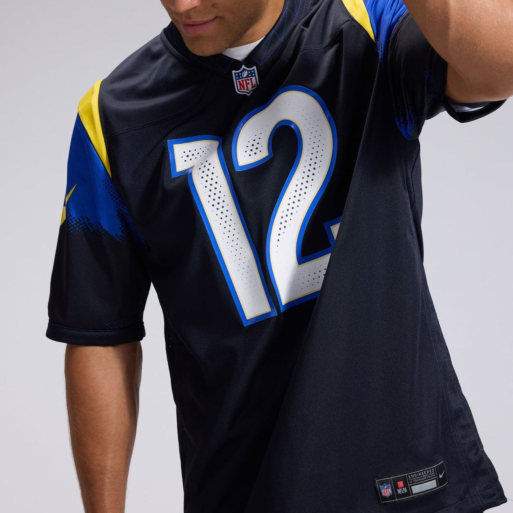 Puka Nacua Los Angeles Rams Rivalries Collection Game Jersey - Dark Blue