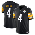 DK Metcalf Pittsburgh Steelers Vapor F.U.S.E. Stitched Limited Jersey - Black