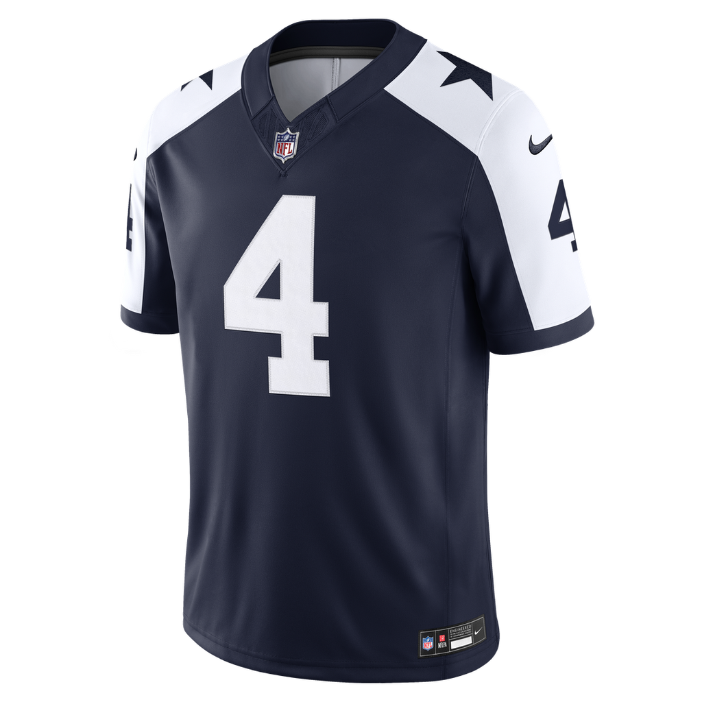 Dak Prescott Dallas Cowboys Vapor F.U.S.E. Stitched Limited Jersey - White