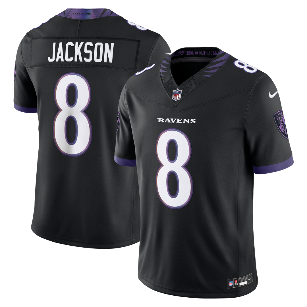 Lamar Jackson Baltimore Ravens Alternate Alternate Vapor F.U.S.E. Stitched Limited Jersey - Black