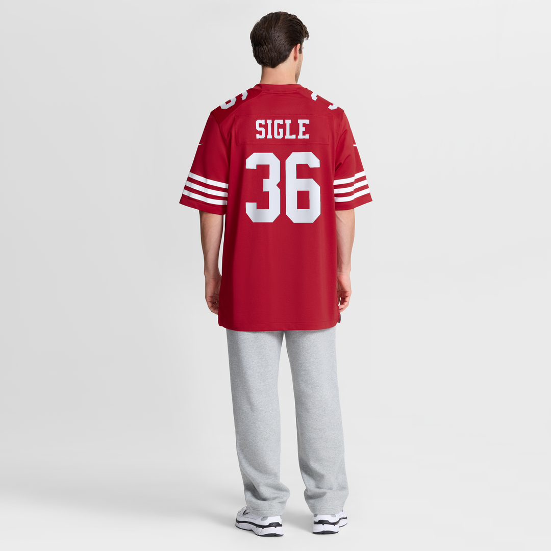 Marques Sigle San Francisco 49ers Game Jersey - Scarlet
